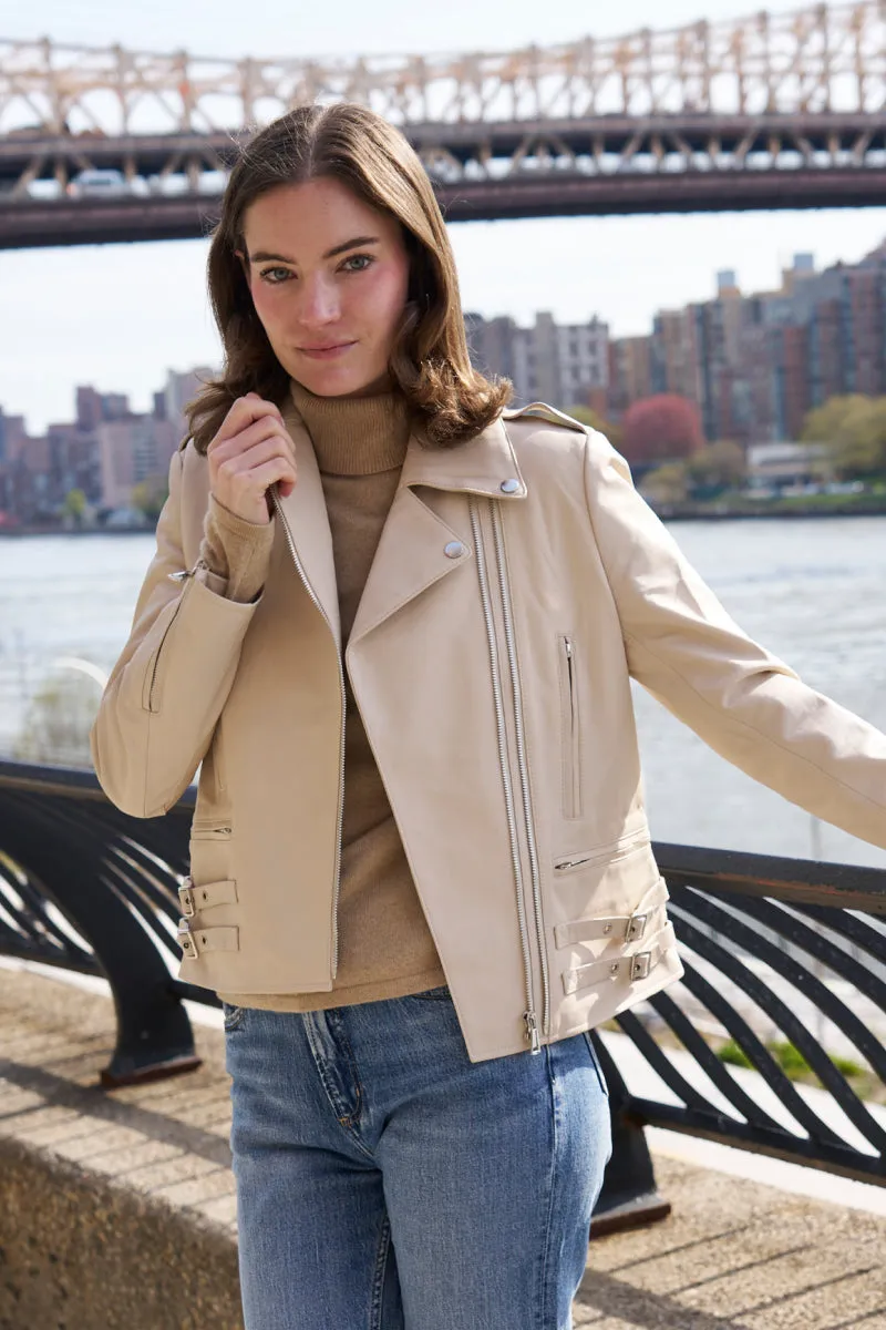 #421 Leather Moto Jacket  Special  $350