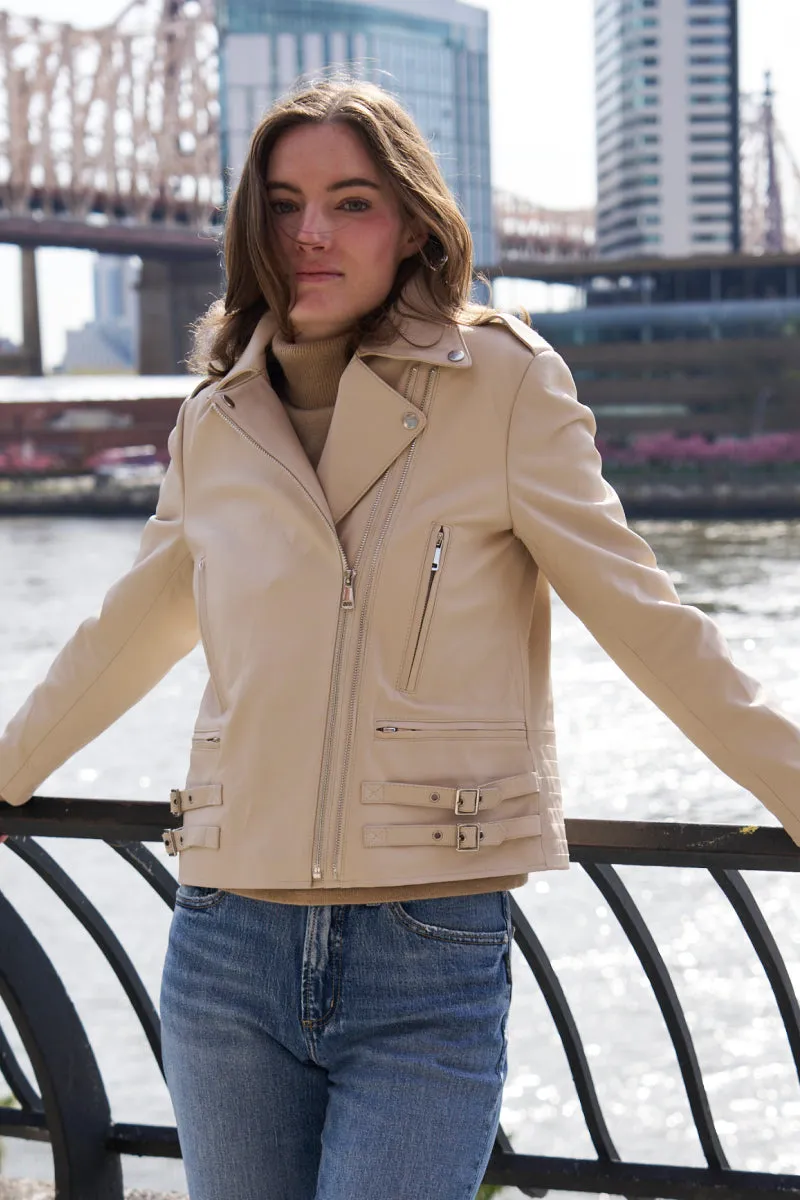 #421 Leather Moto Jacket  Special  $350