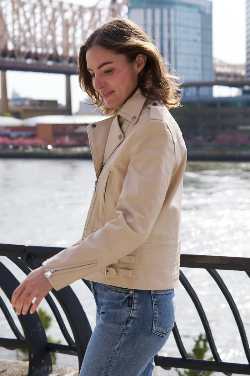 #421 Leather Moto Jacket  Special  $350
