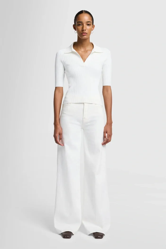 7 For All Mankind Lotta Sugar white jeans
