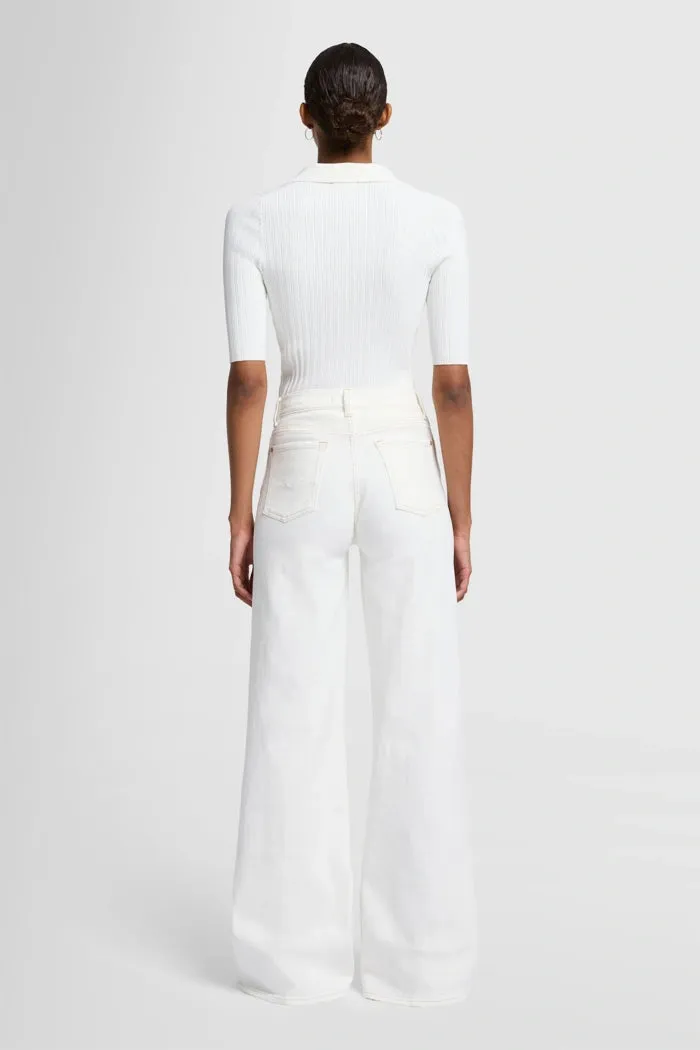 7 For All Mankind Lotta Sugar white jeans