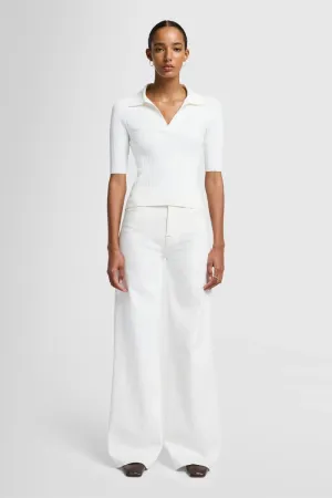 7 For All Mankind Lotta Sugar white jeans