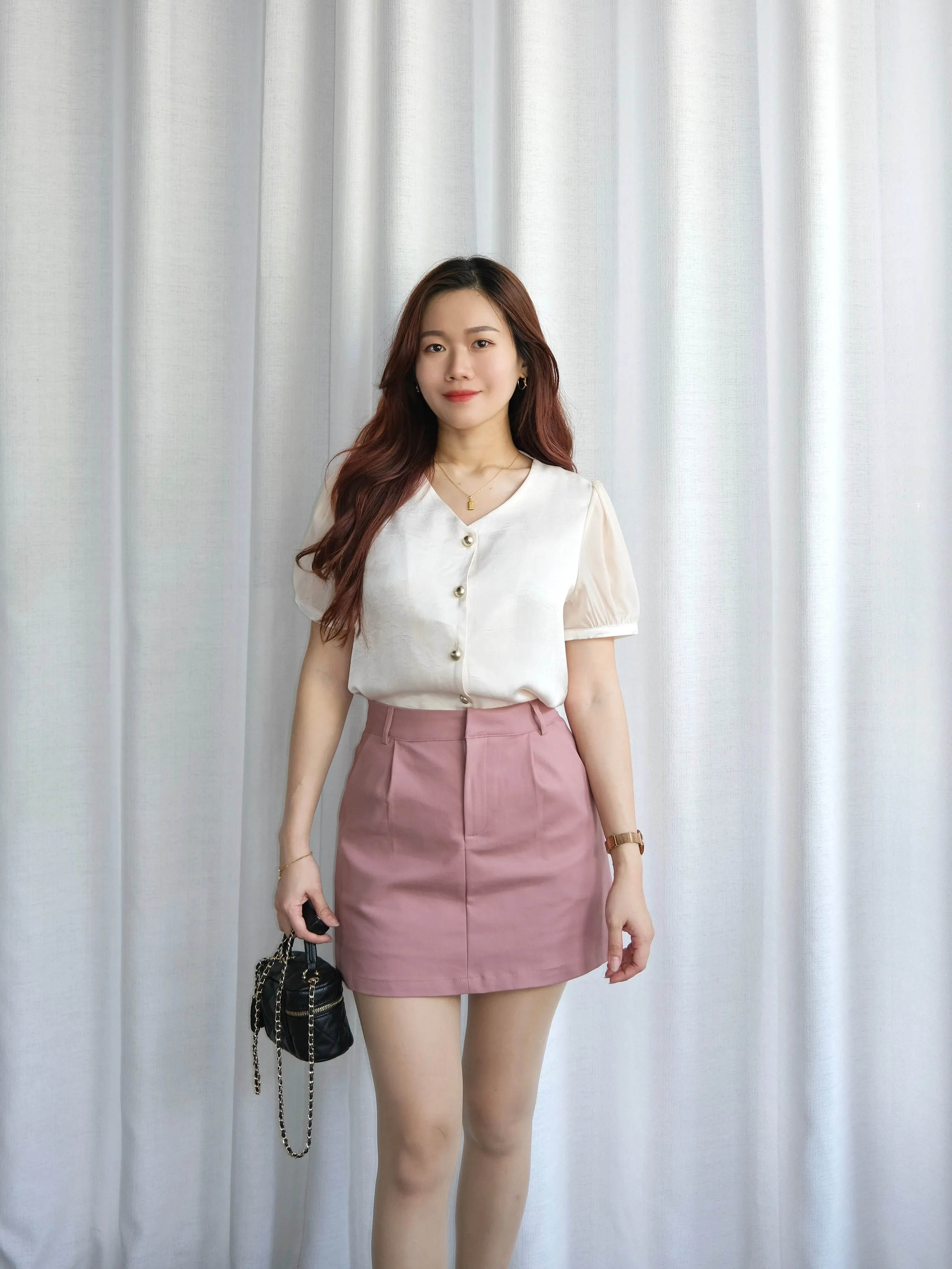 ACEWIN Basic Premium High Waist Short Skirt (Size S-XXL) 601305