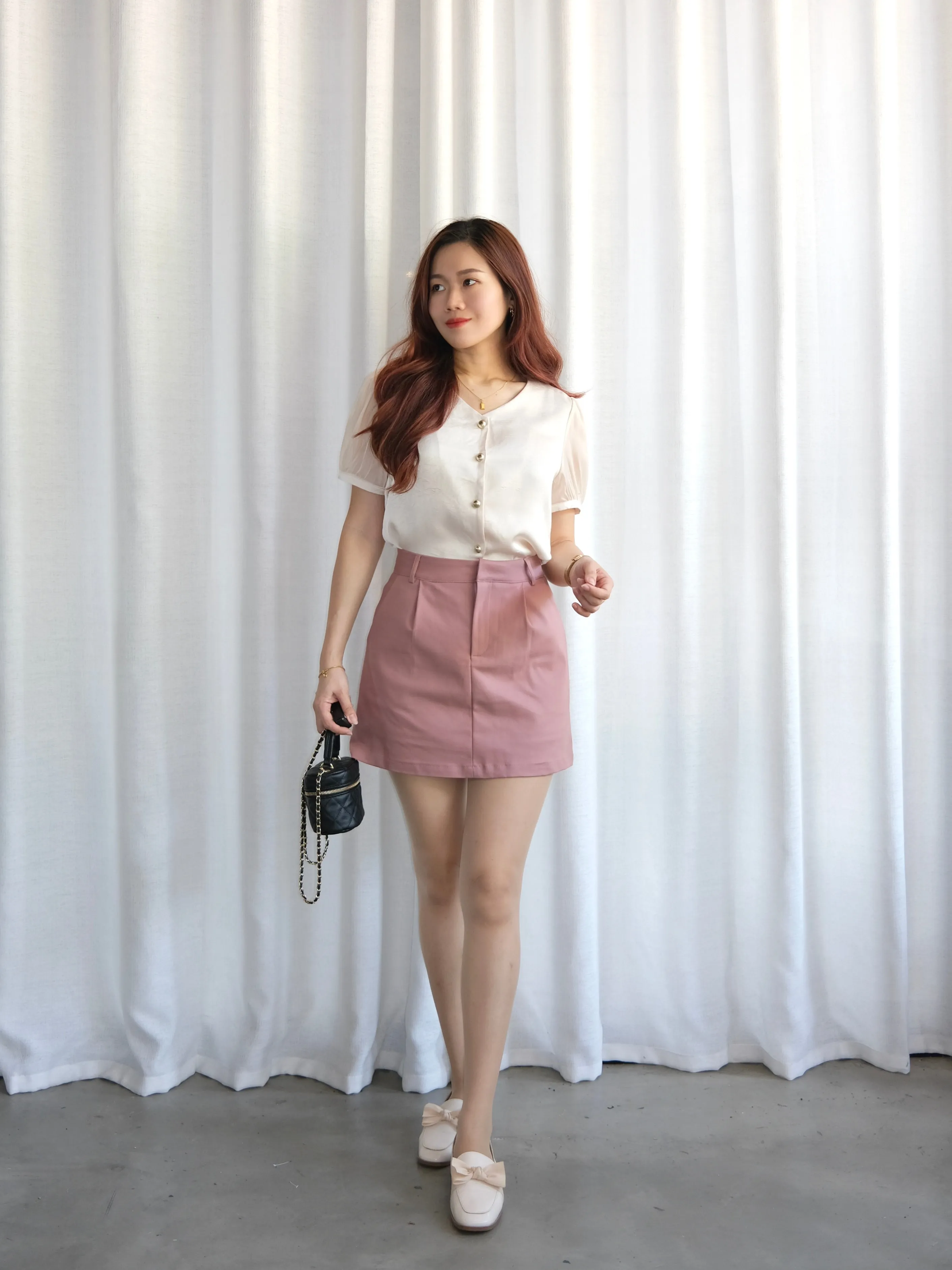 ACEWIN Basic Premium High Waist Short Skirt (Size S-XXL) 601305