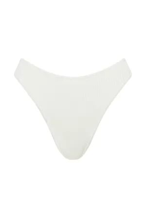 Bel Air Knitwear Bottom - White Rib