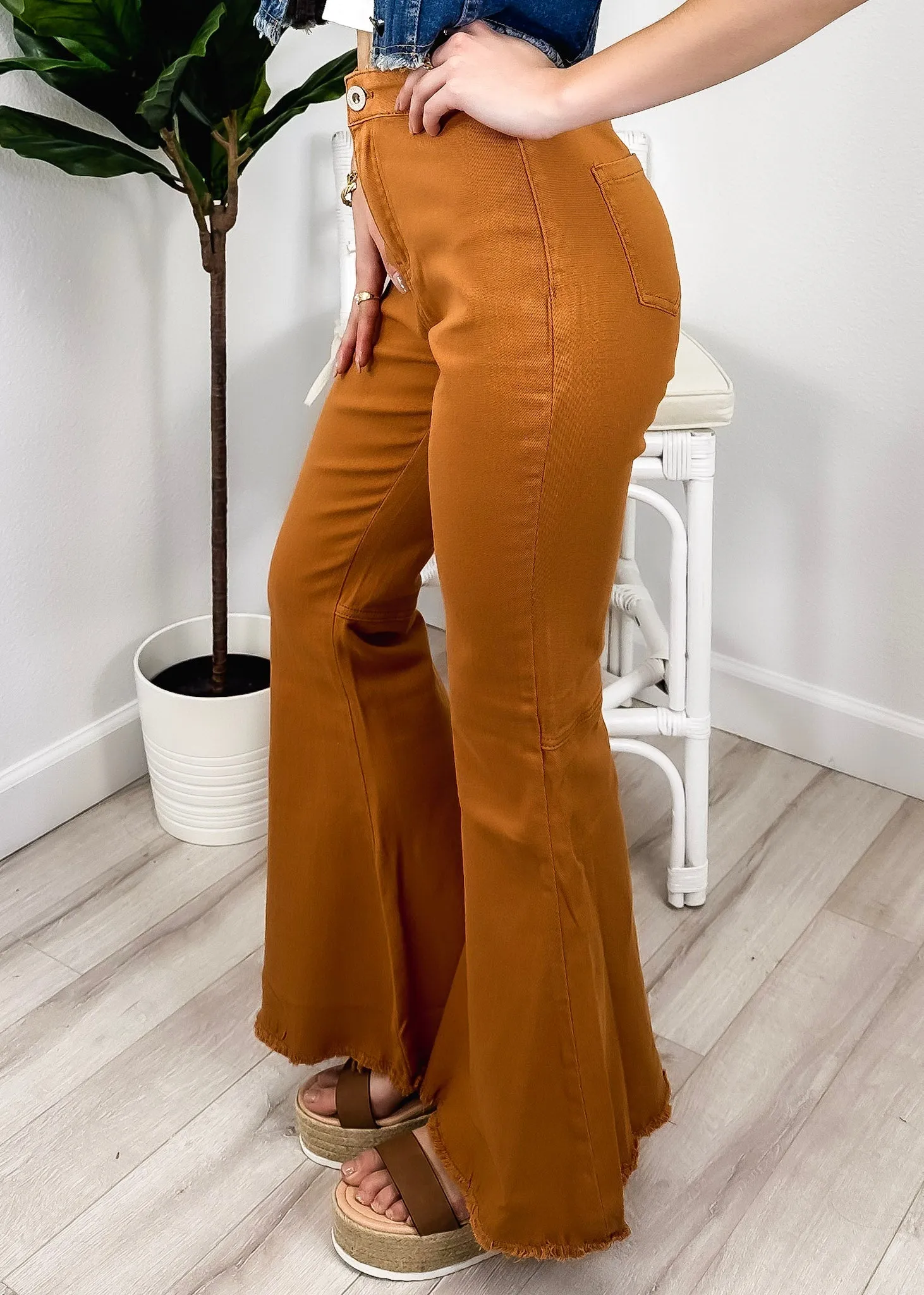 Bell Bottom High Waist Denim Jeans