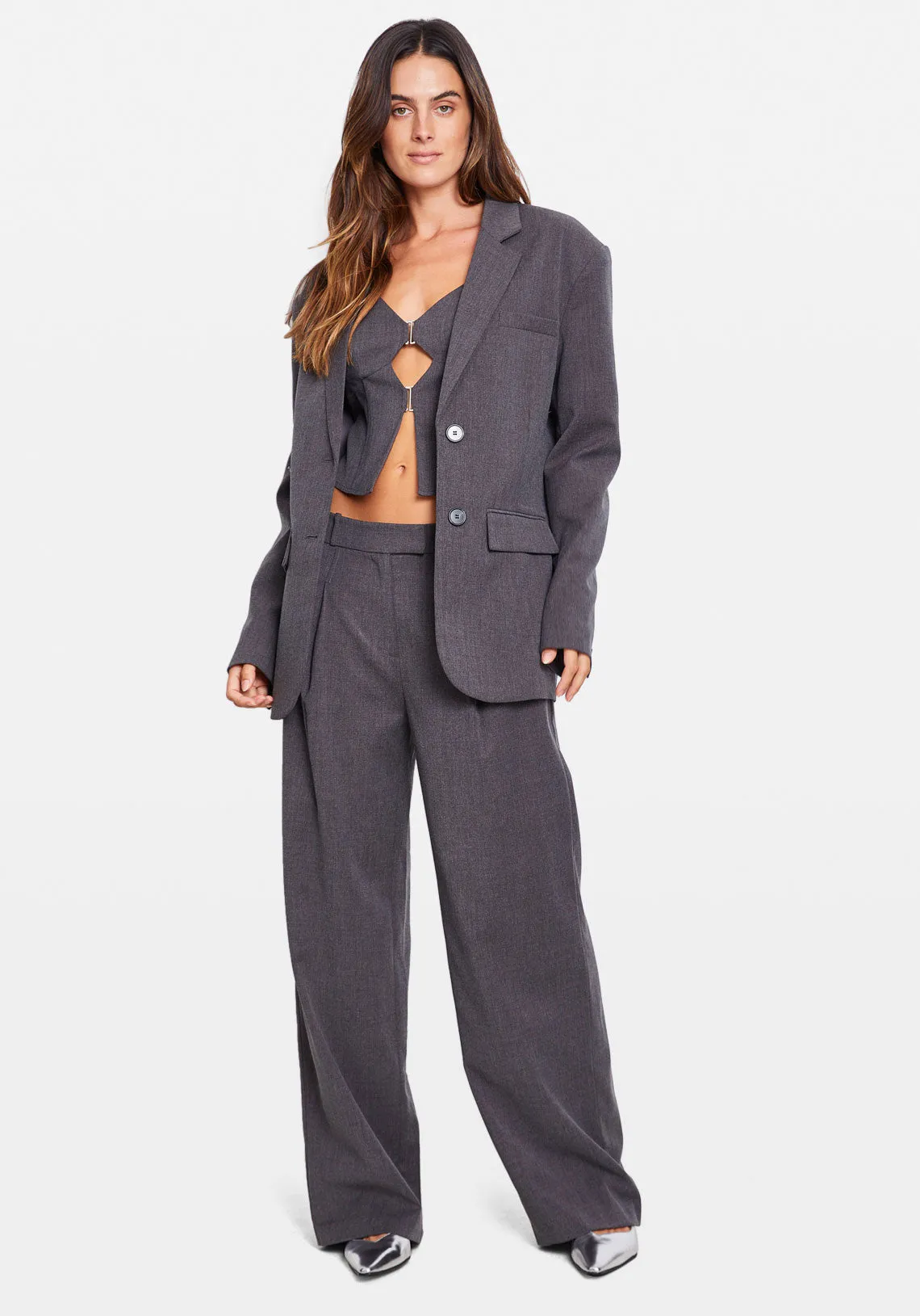 BELLA BLAZER GREY