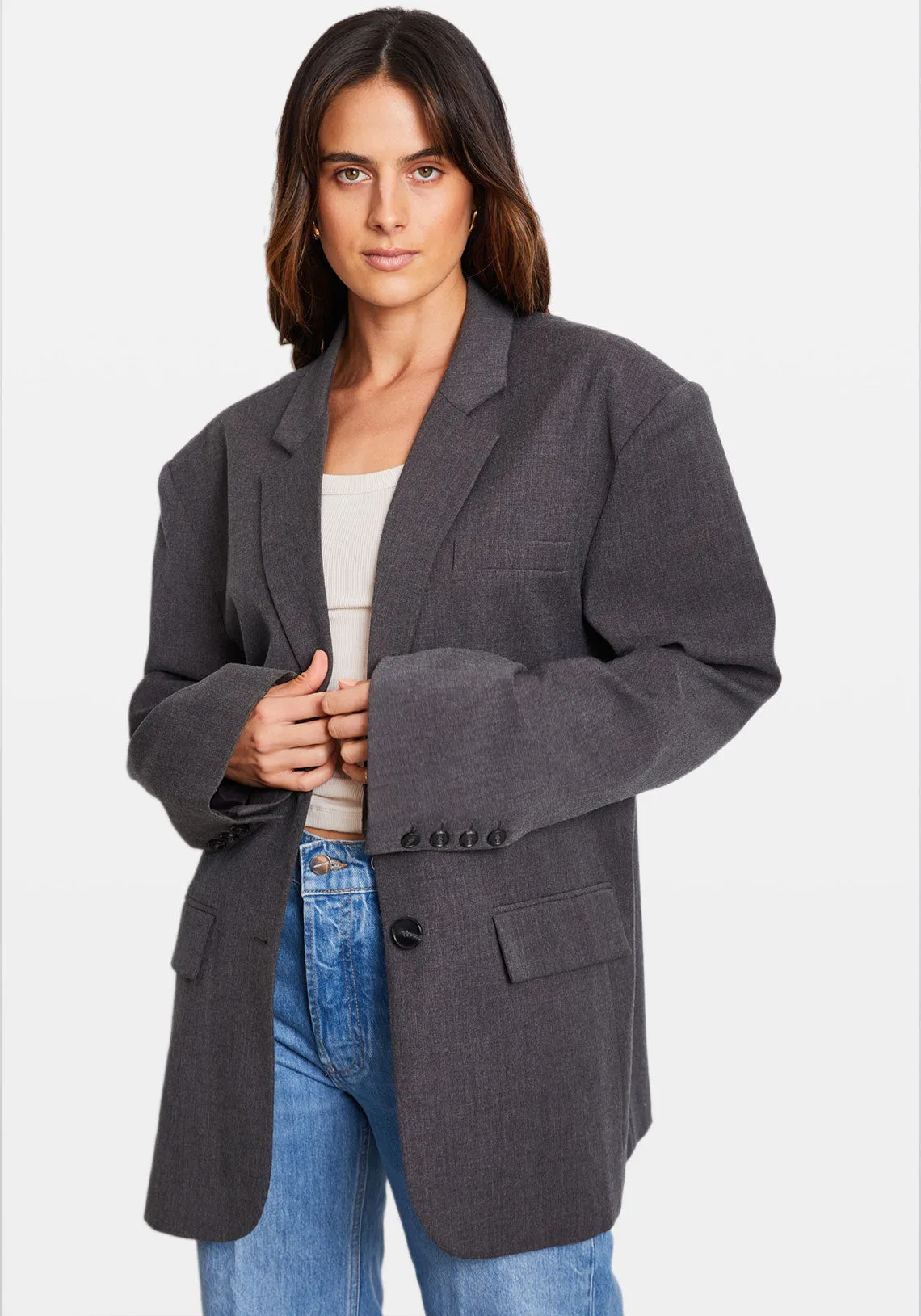 BELLA BLAZER GREY