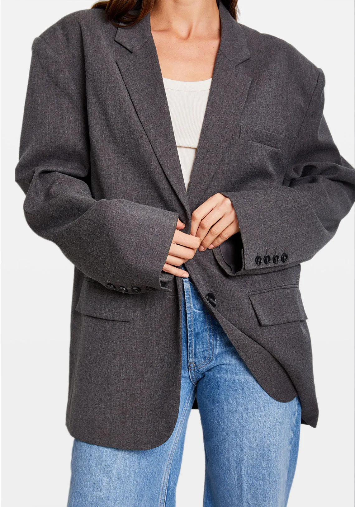 BELLA BLAZER GREY