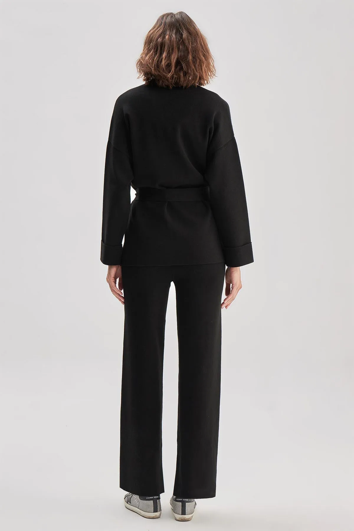 Belted Knitwear Cardigan
