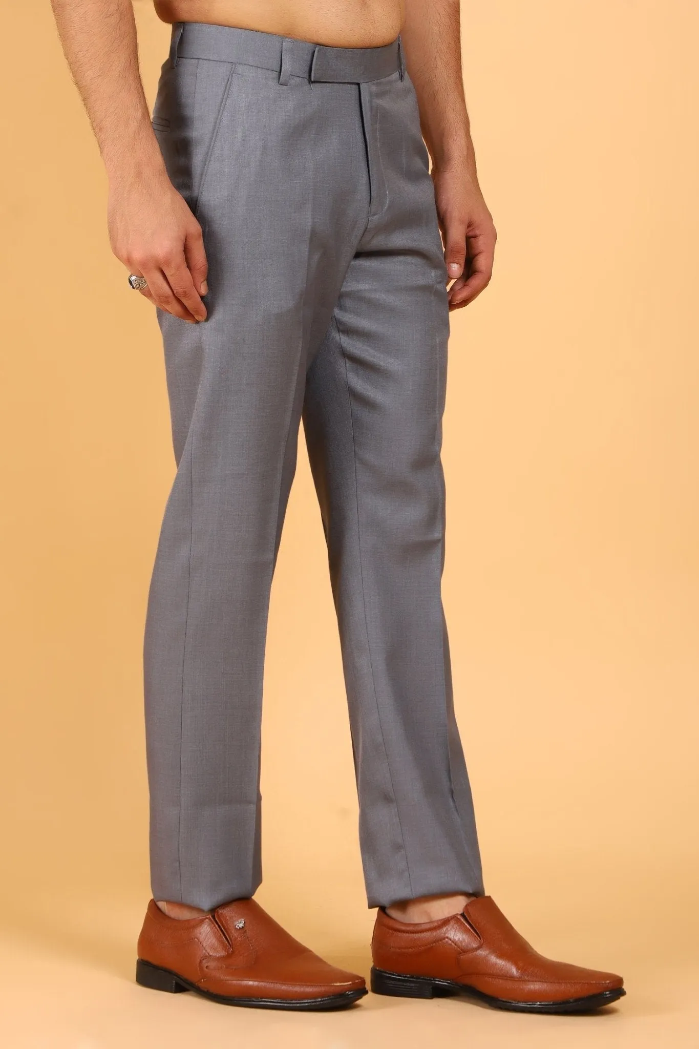 Bluebird Men's Slate Grey Polycotton Trouser