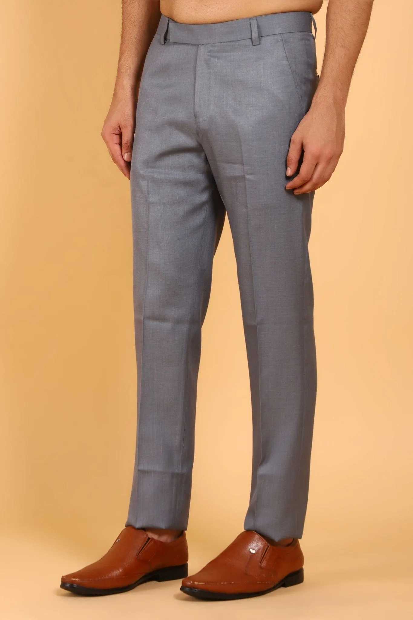 Bluebird Men's Slate Grey Polycotton Trouser