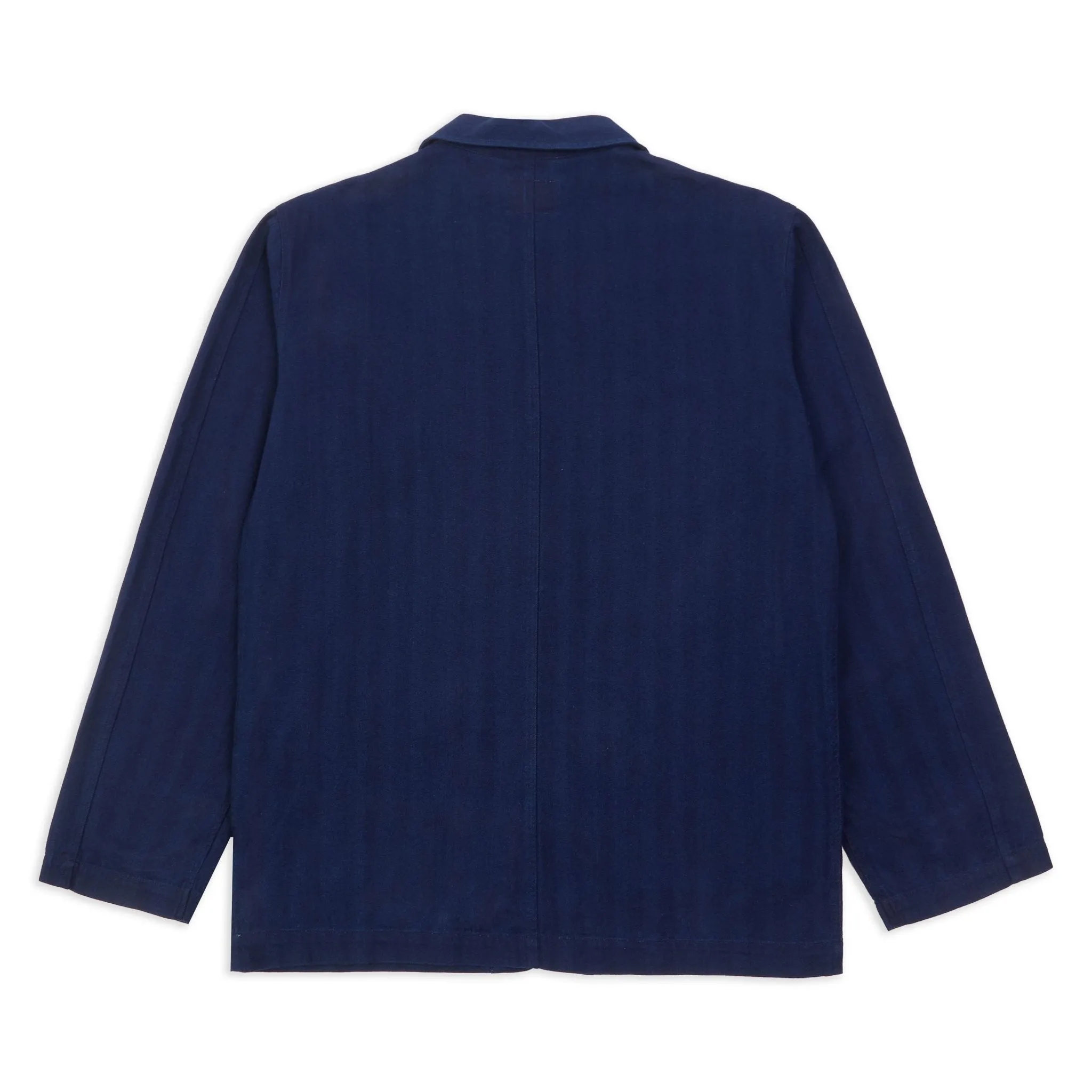 Burrows & Hare Jericho Herringbone Jacket Indigo