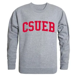 California State University East Bay Game Day Crewneck Pullover Sweatshirt Sweater Heather Grey