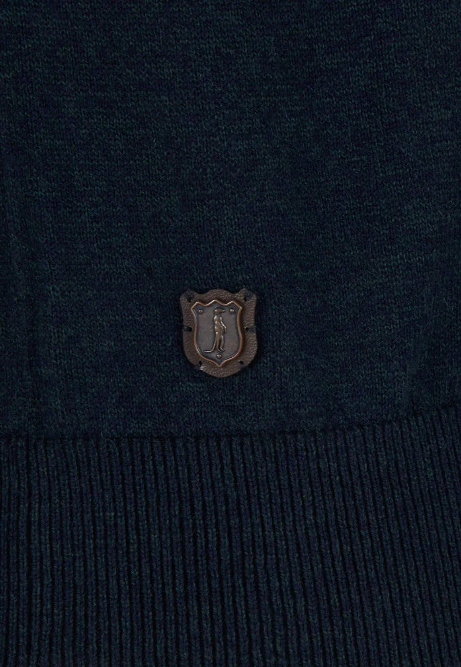 Cash Crew Vert Knitwear