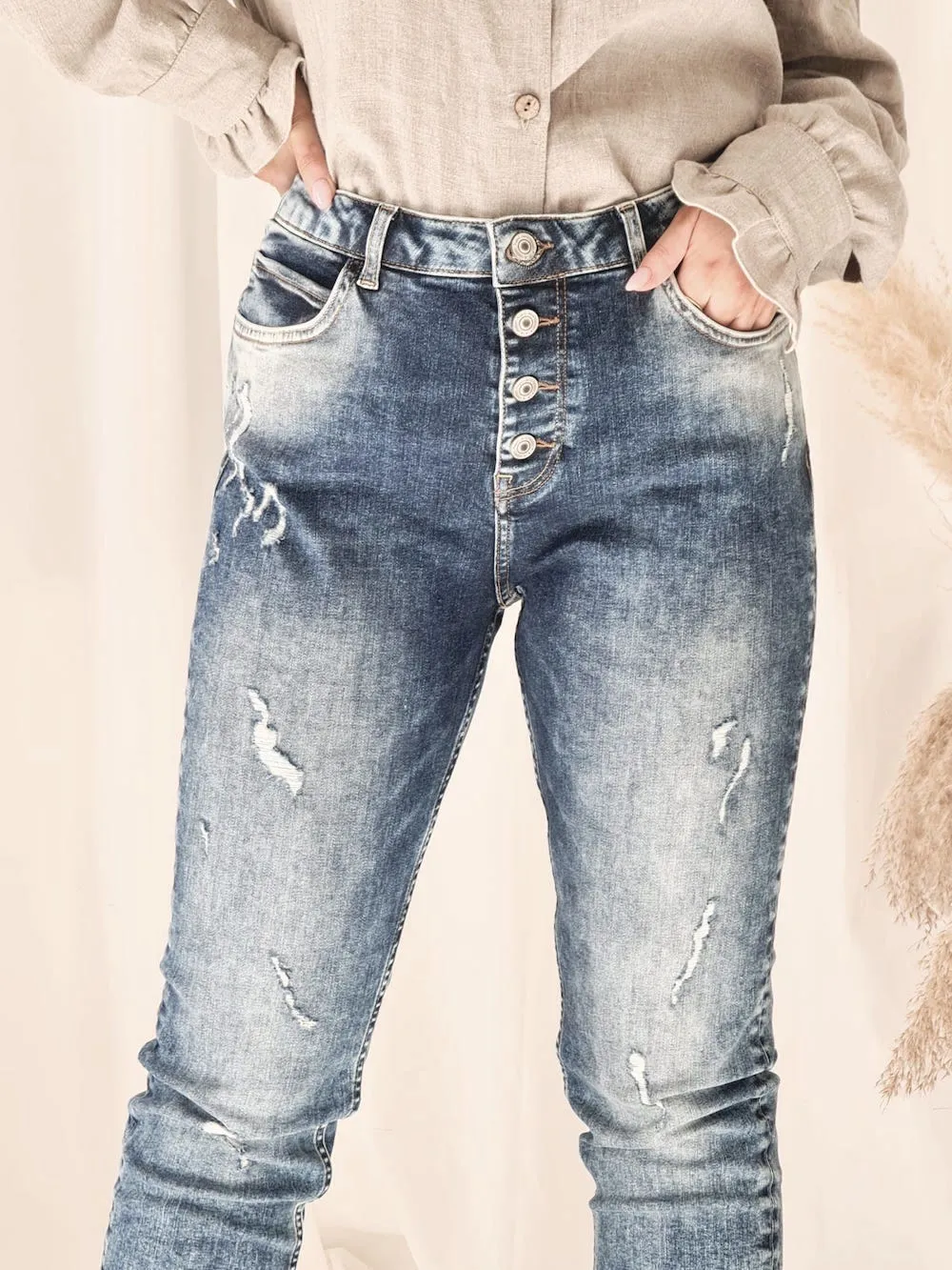 Chic farkut, blue wash