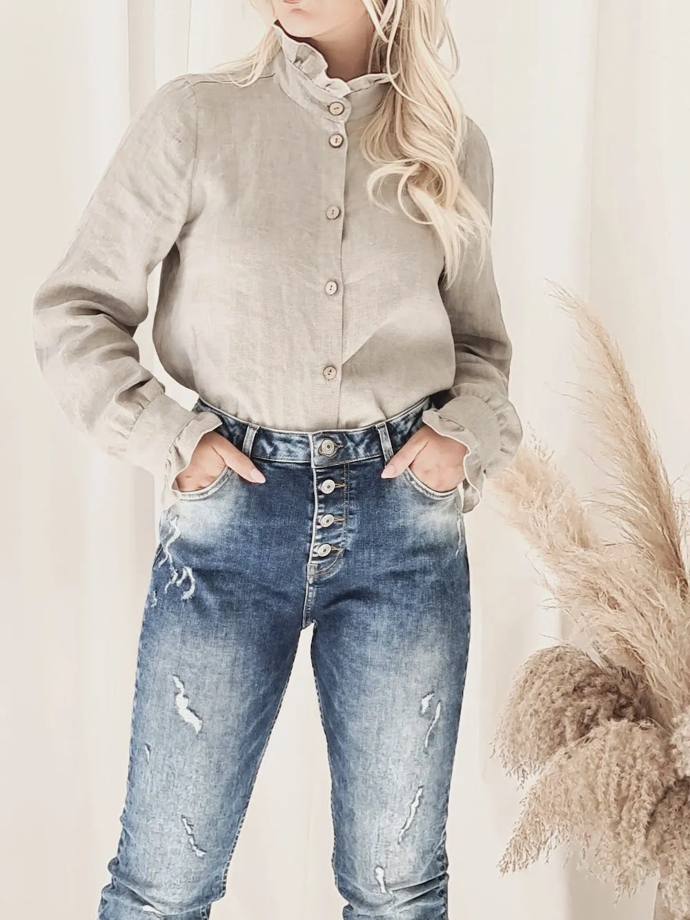 Chic farkut, blue wash
