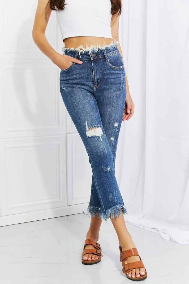 Chic Undone Straight Leg Jeans