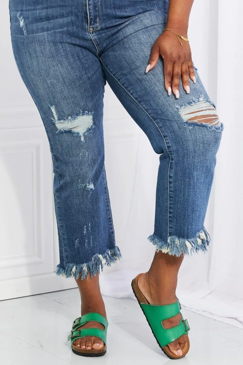 Chic Undone Straight Leg Jeans