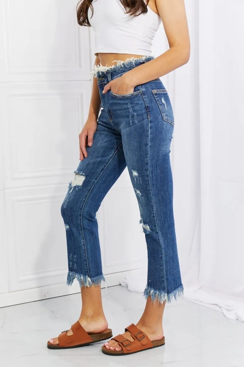 Chic Undone Straight Leg Jeans