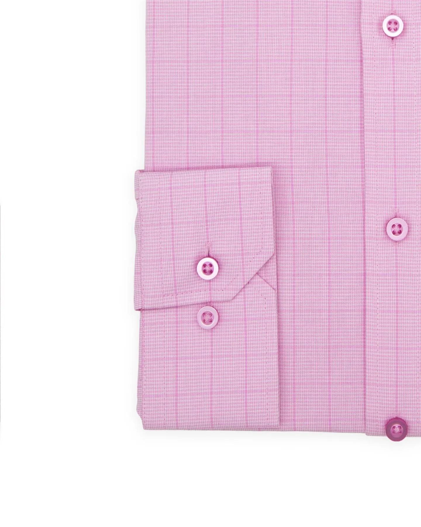 Double Two Prince Of Wales Check Long Sleeve Shirt For Men's (GS4235) in Collar Size 15 to 23, 2 Colours