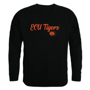 East Central University Tigers Script Fleece Crewneck Pullover Sweatshirt