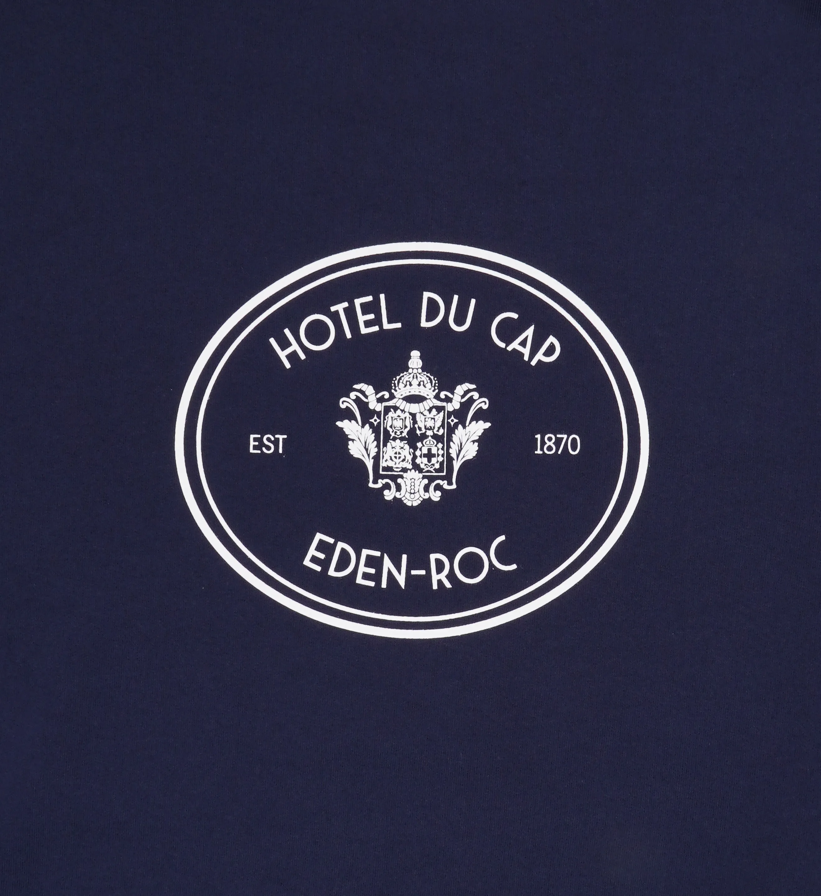 Eden Crest Crewneck - Navy/White