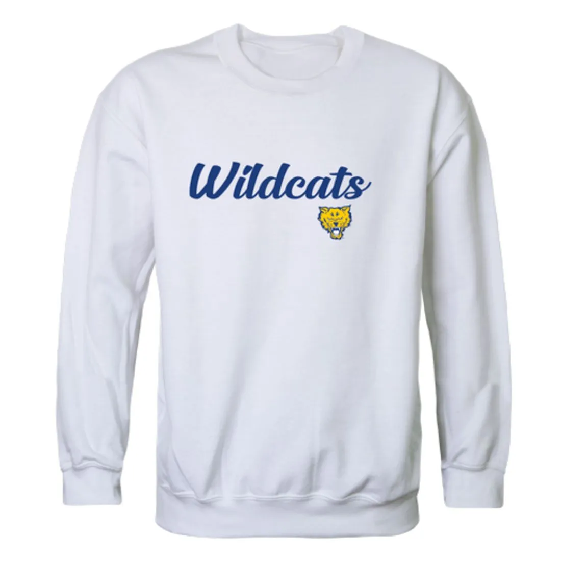 Fort Valley State University Wildcats Script Fleece Crewneck Pullover Sweatshirt