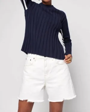 Game Set Crewneck Sweater in Navy | Navy