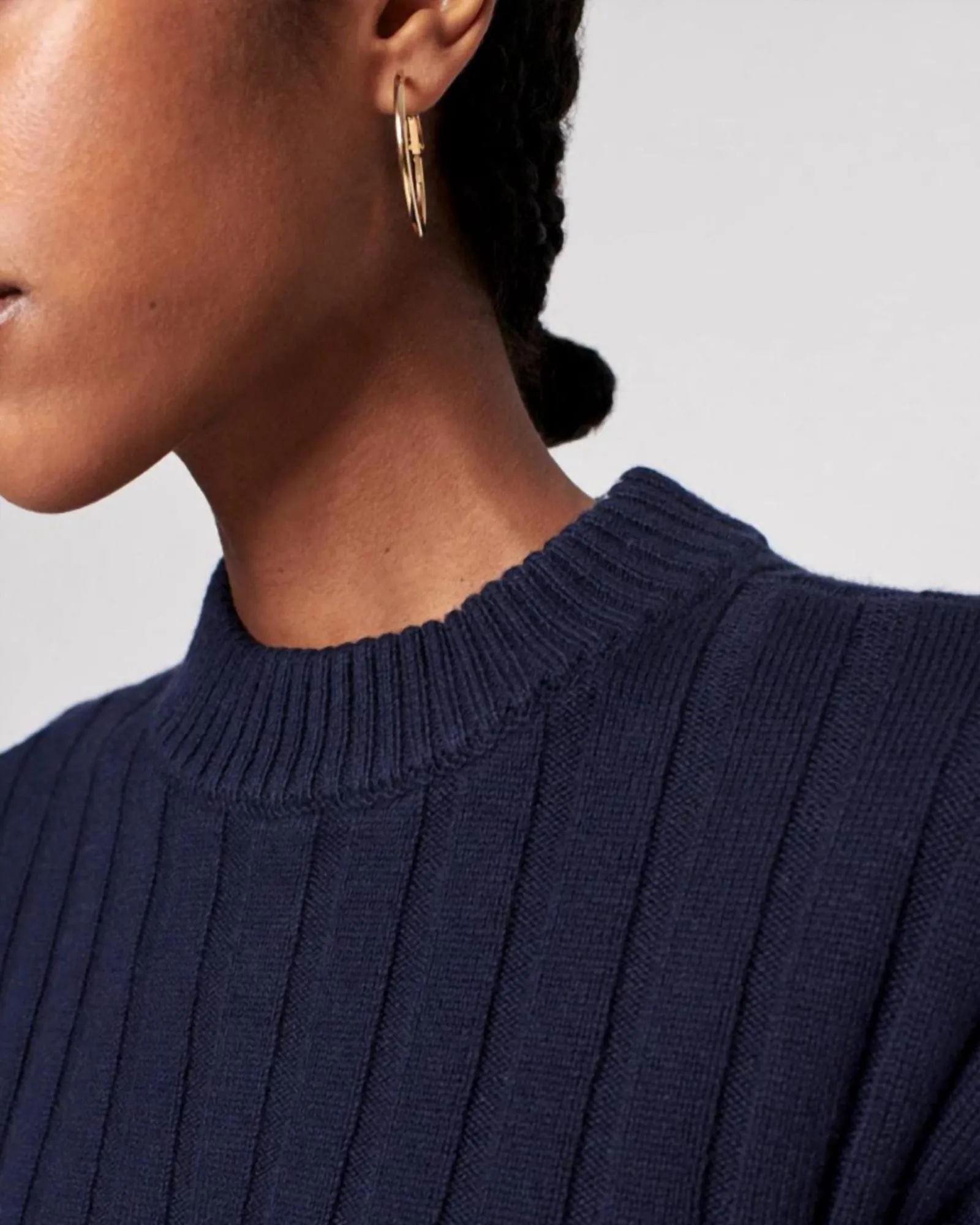 Game Set Crewneck Sweater in Navy | Navy