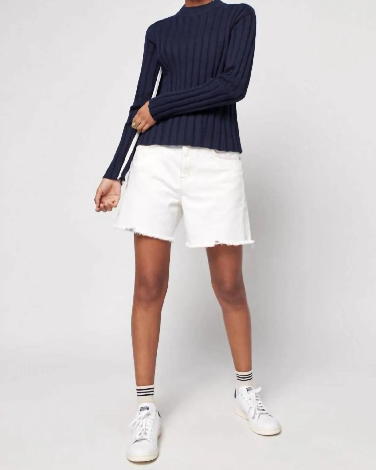 Game Set Crewneck Sweater in Navy | Navy