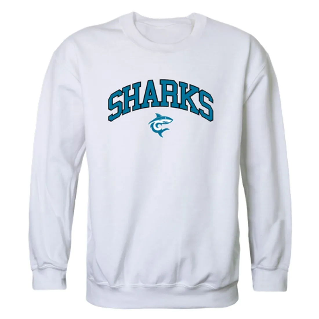 Hawaii Pacific University Sharks Campus Fleece Crewneck Pullover Sweatshirt