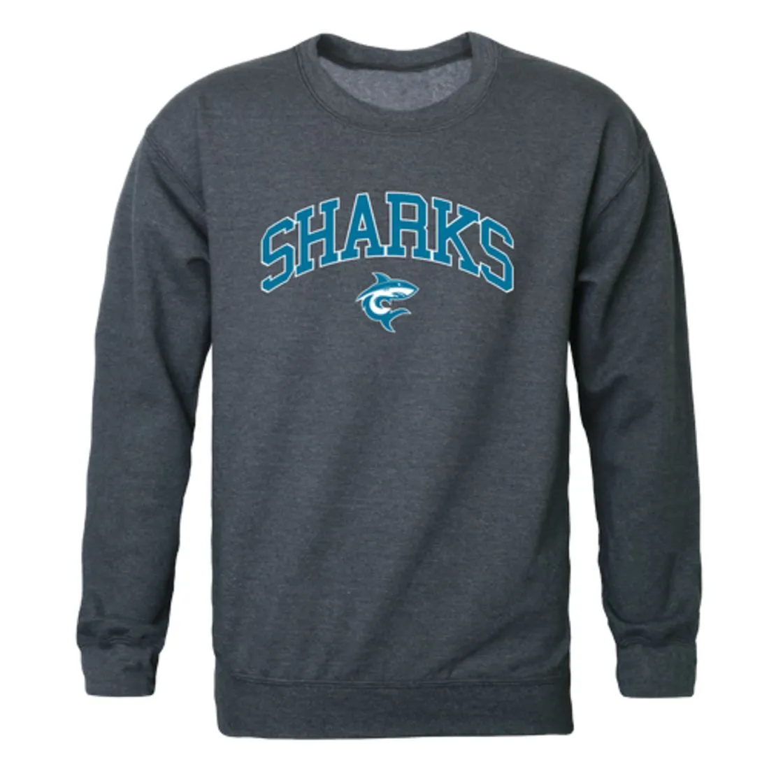 Hawaii Pacific University Sharks Campus Fleece Crewneck Pullover Sweatshirt