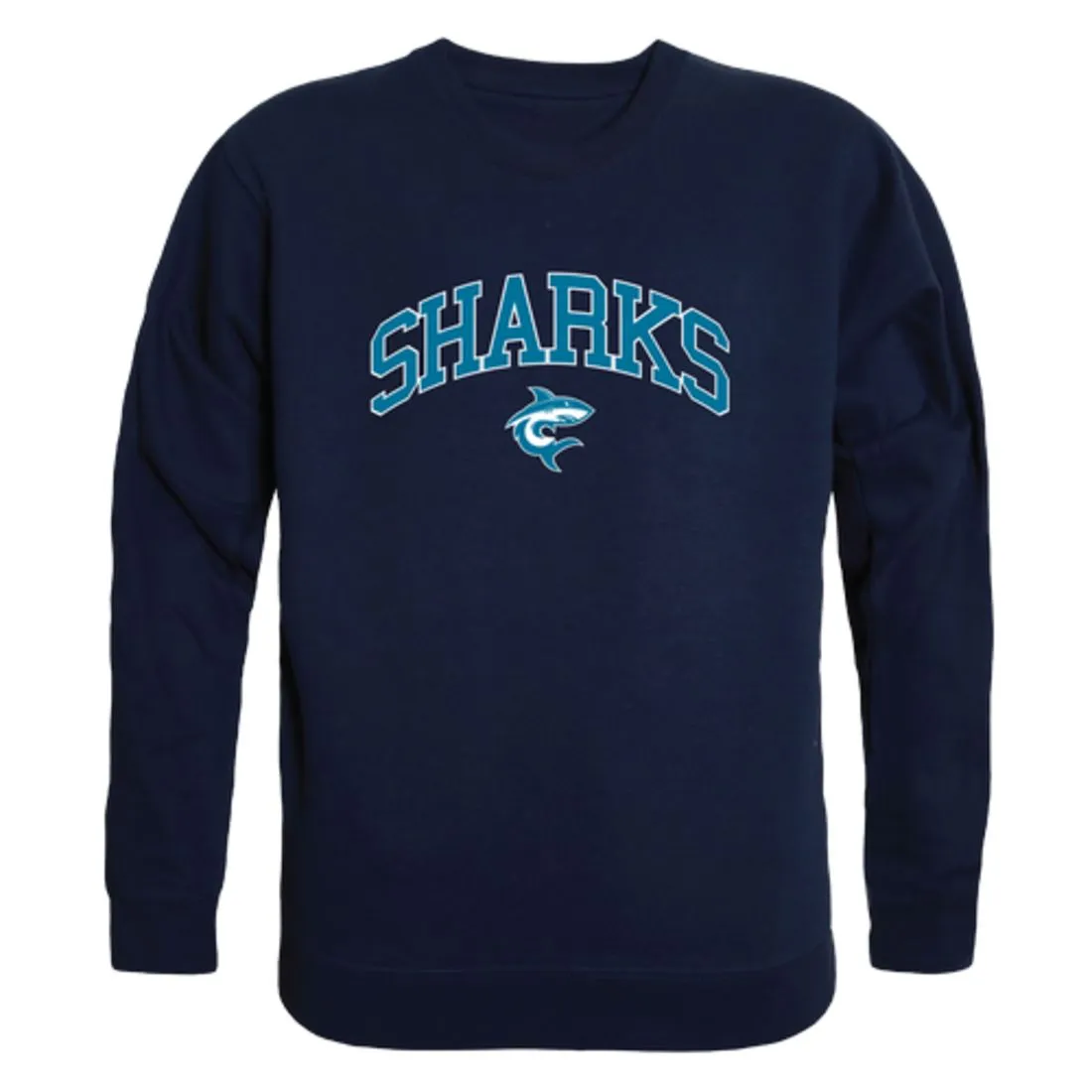 Hawaii Pacific University Sharks Campus Fleece Crewneck Pullover Sweatshirt