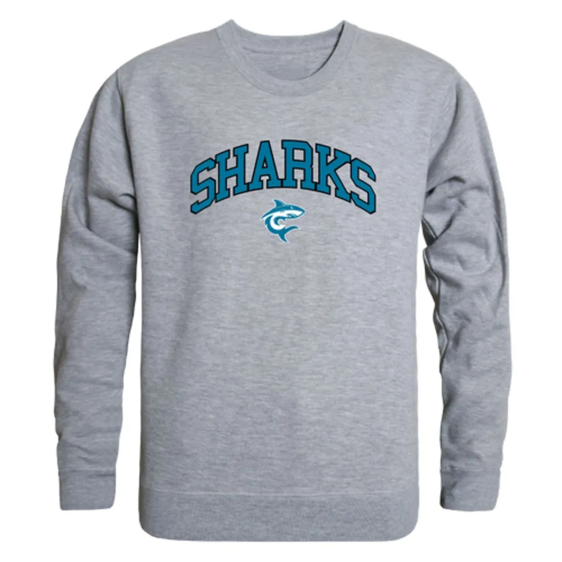 Hawaii Pacific University Sharks Campus Fleece Crewneck Pullover Sweatshirt