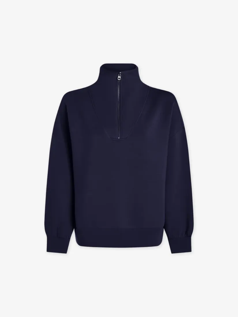 Hawley Half Zip Sweatshirt Blue Nights