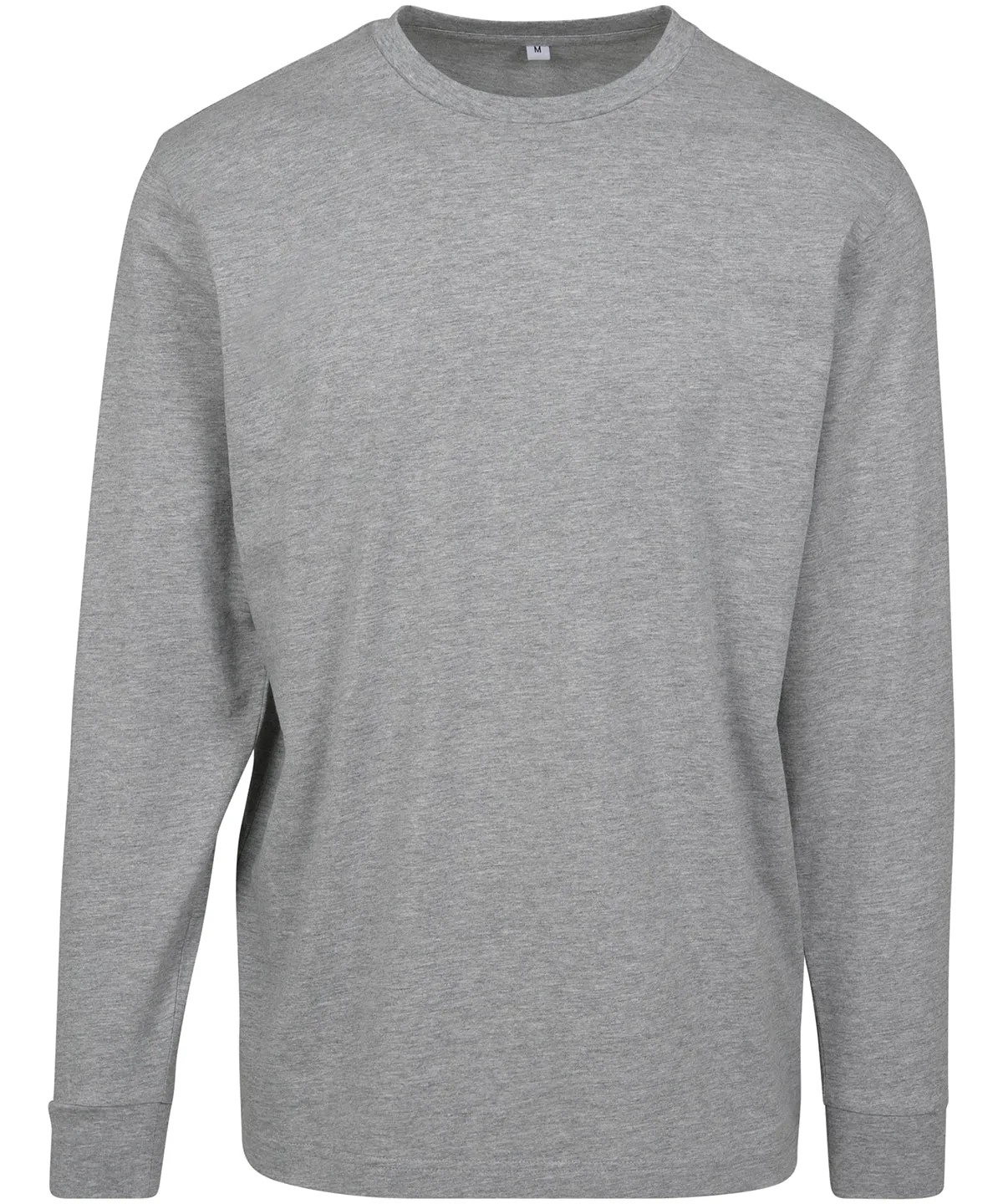 Heather Grey - Long sleeve with cuff rib