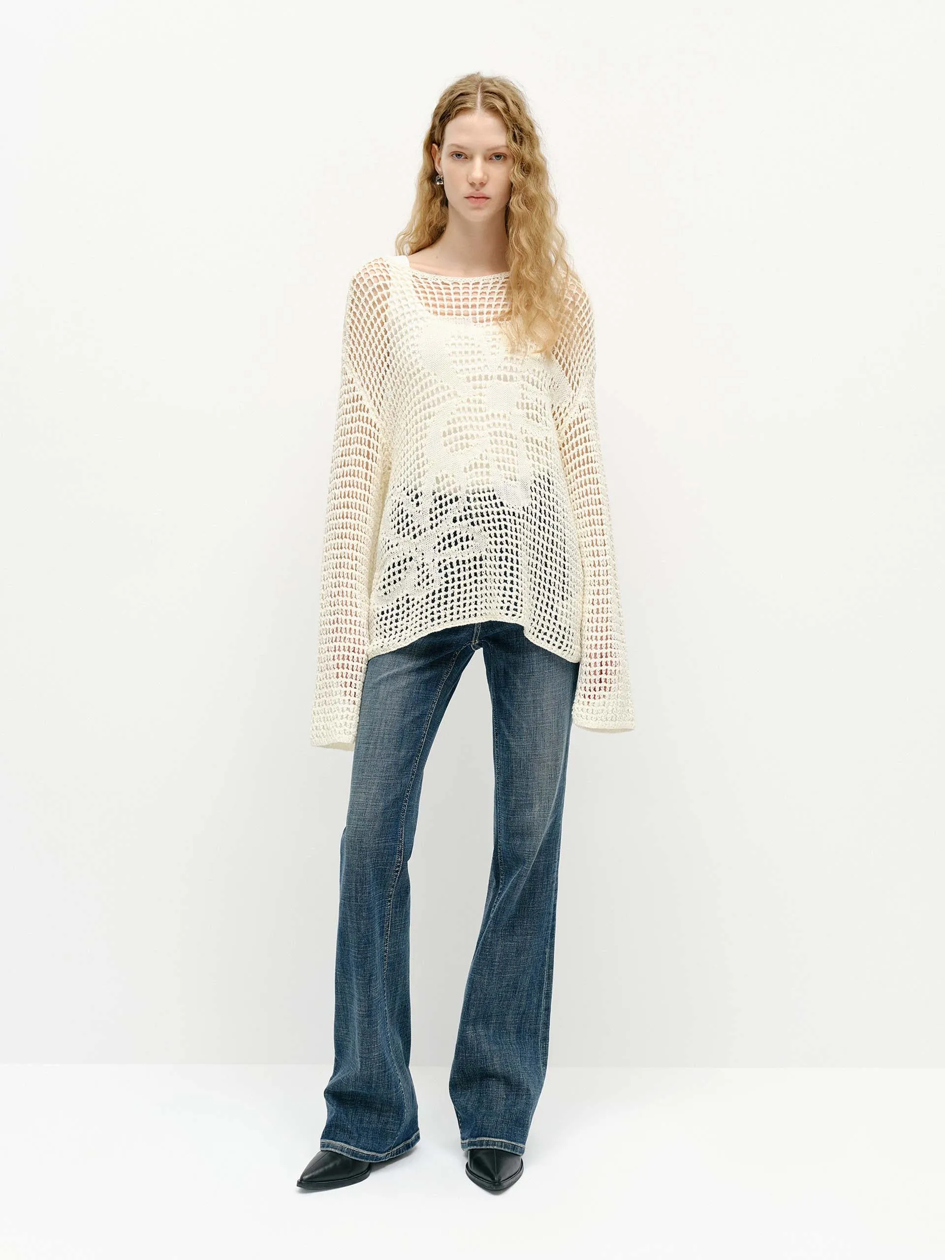 High Waist Straight Jeans