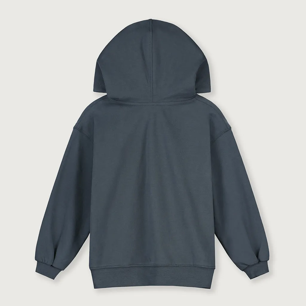 Hoodie 10Y Blue Grey