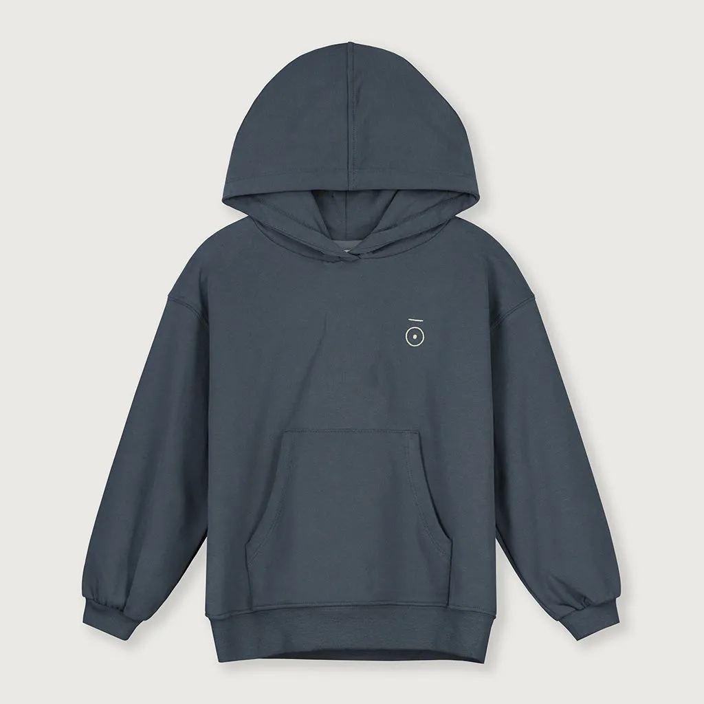 Hoodie 10Y Blue Grey