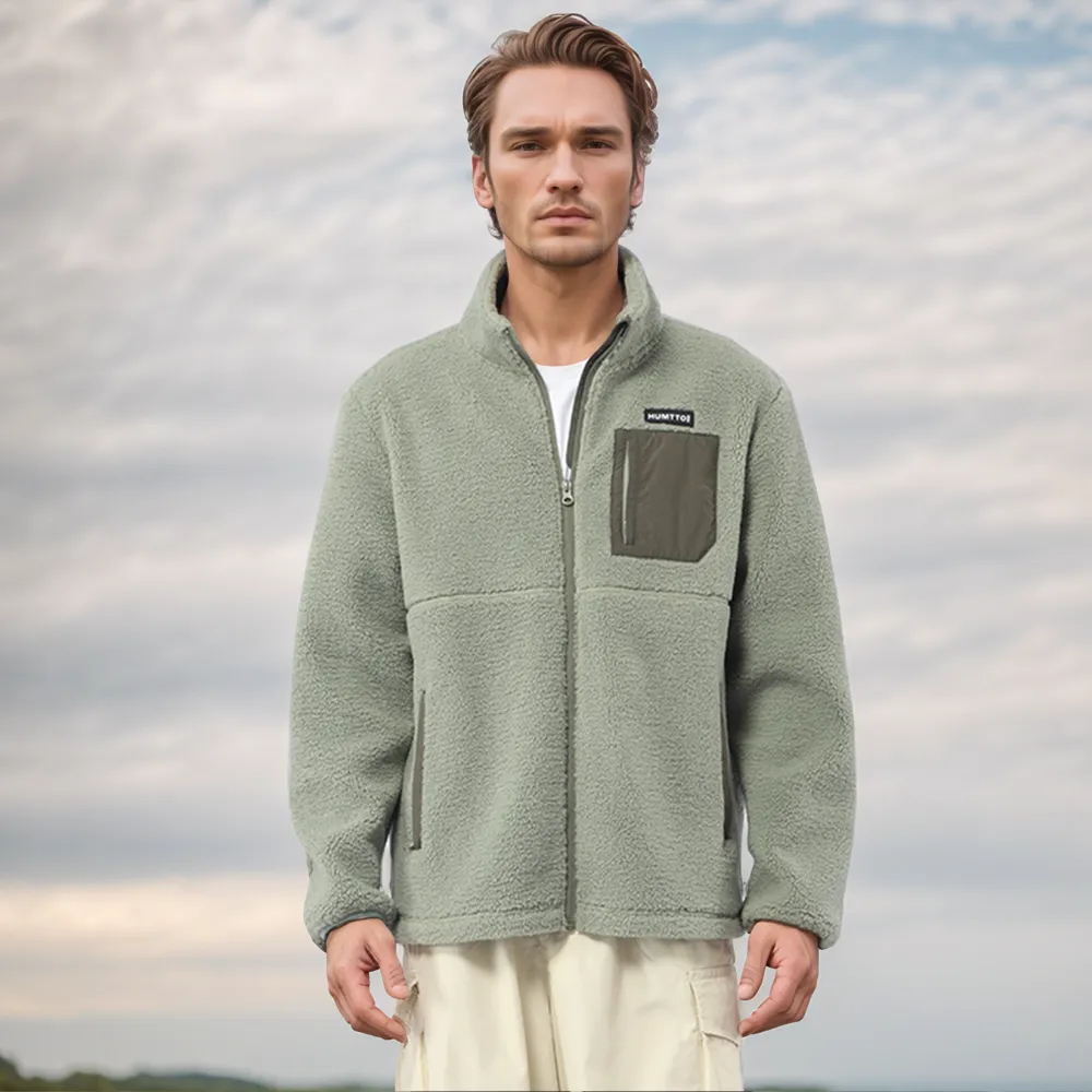 Humtto Teddy Jacket green