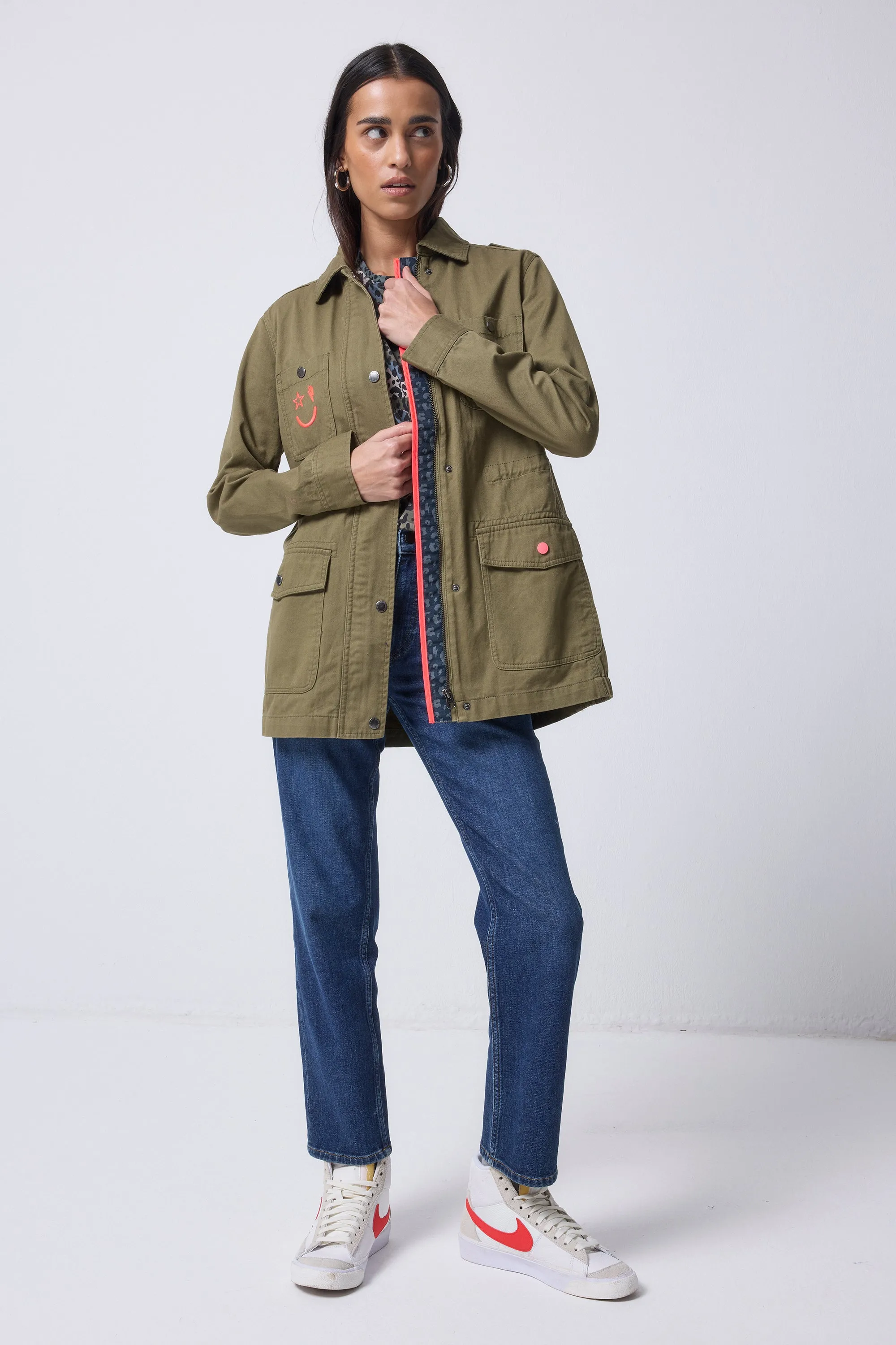 Khaki Utility Jacket