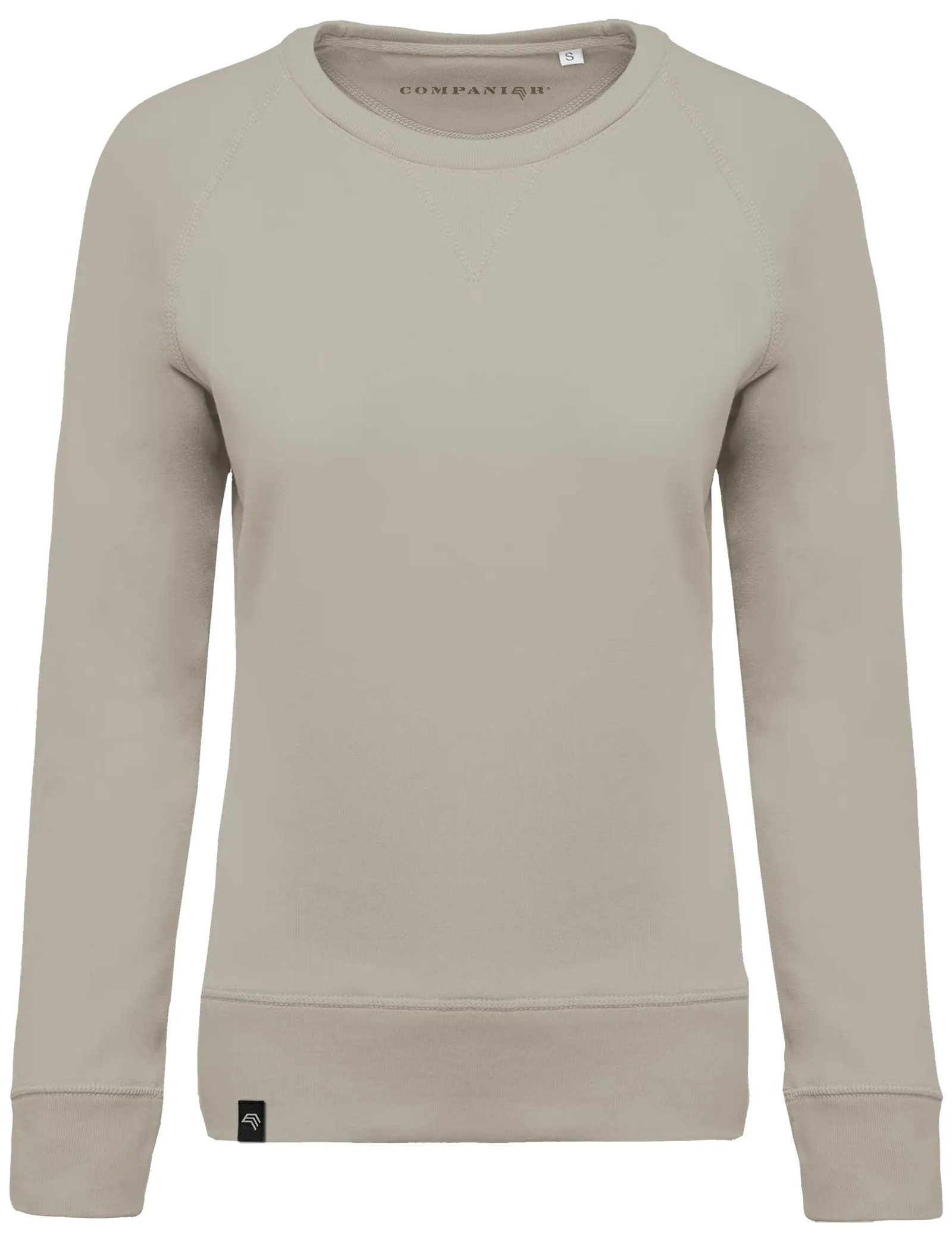 KRB K481 ― Damen Raglan Bio-Baumwolle Sweatshirt - Clay Grau Braun Beige