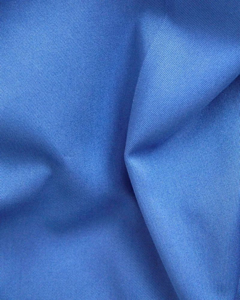 Light Blue Cotton Trousers