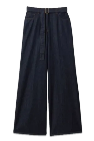 Luca Belted Wide Leg Jeans