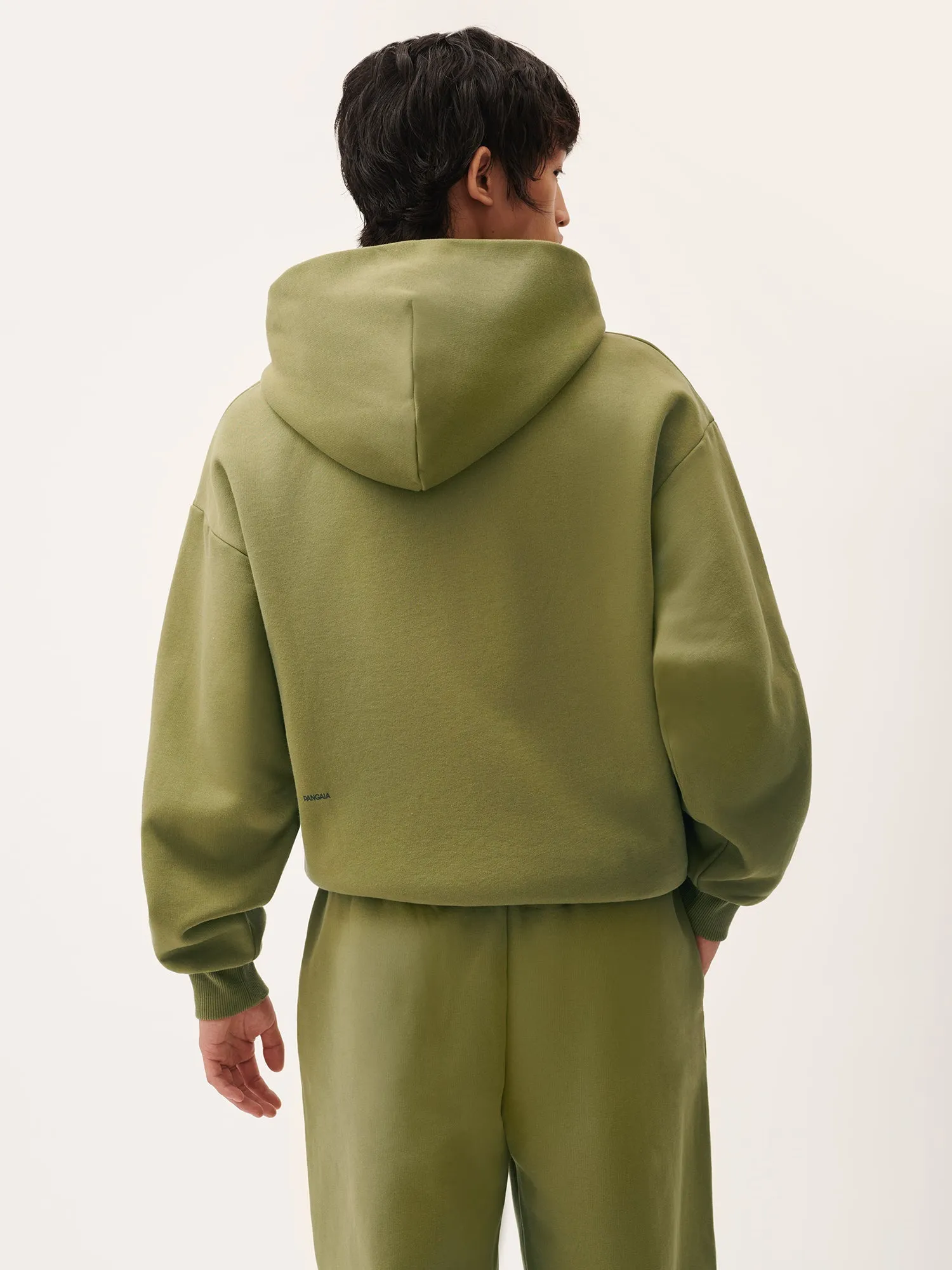 Mens DNA Heavyweight Zipped Hoodie—highland green