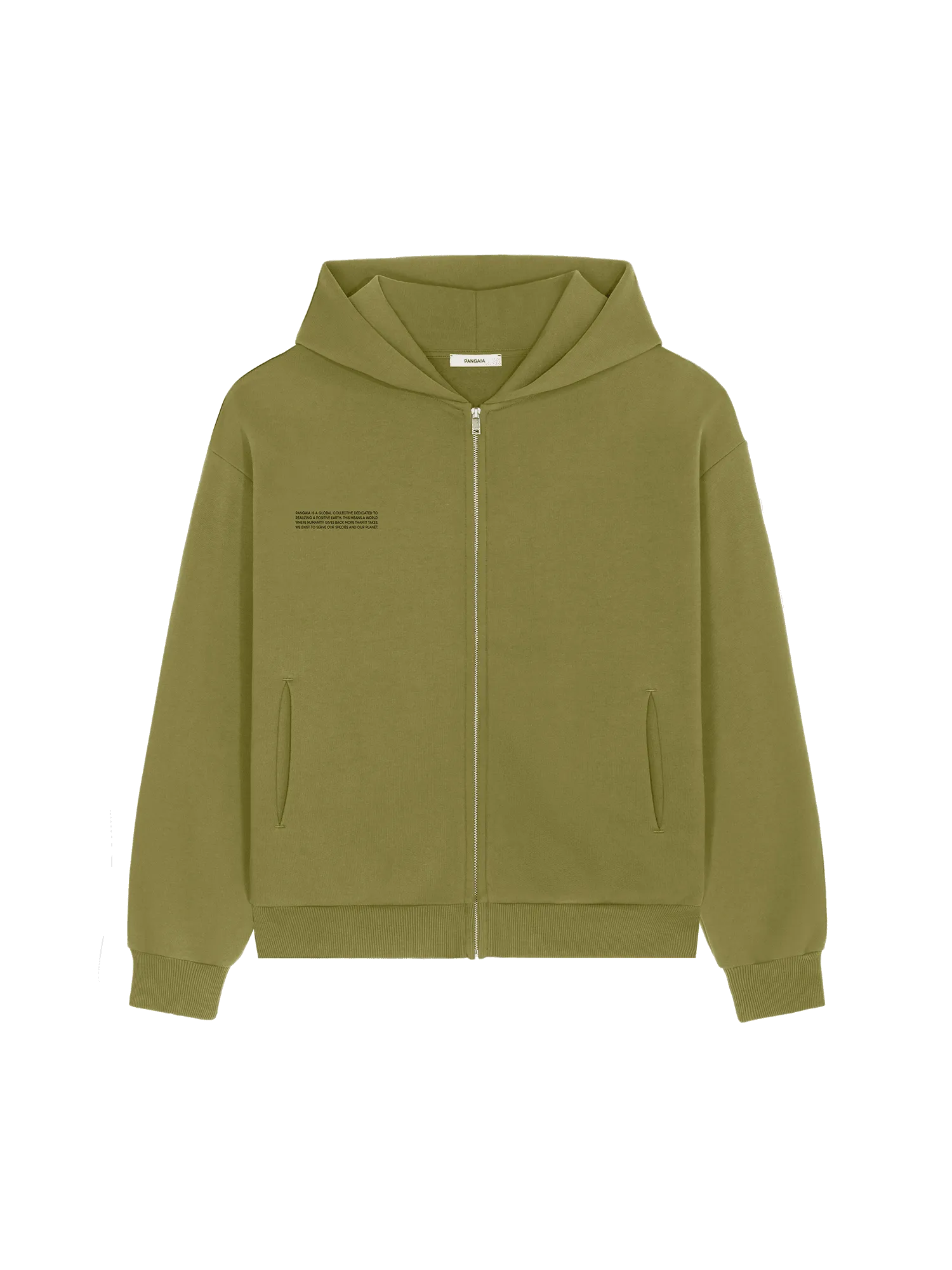 Mens DNA Heavyweight Zipped Hoodie—highland green