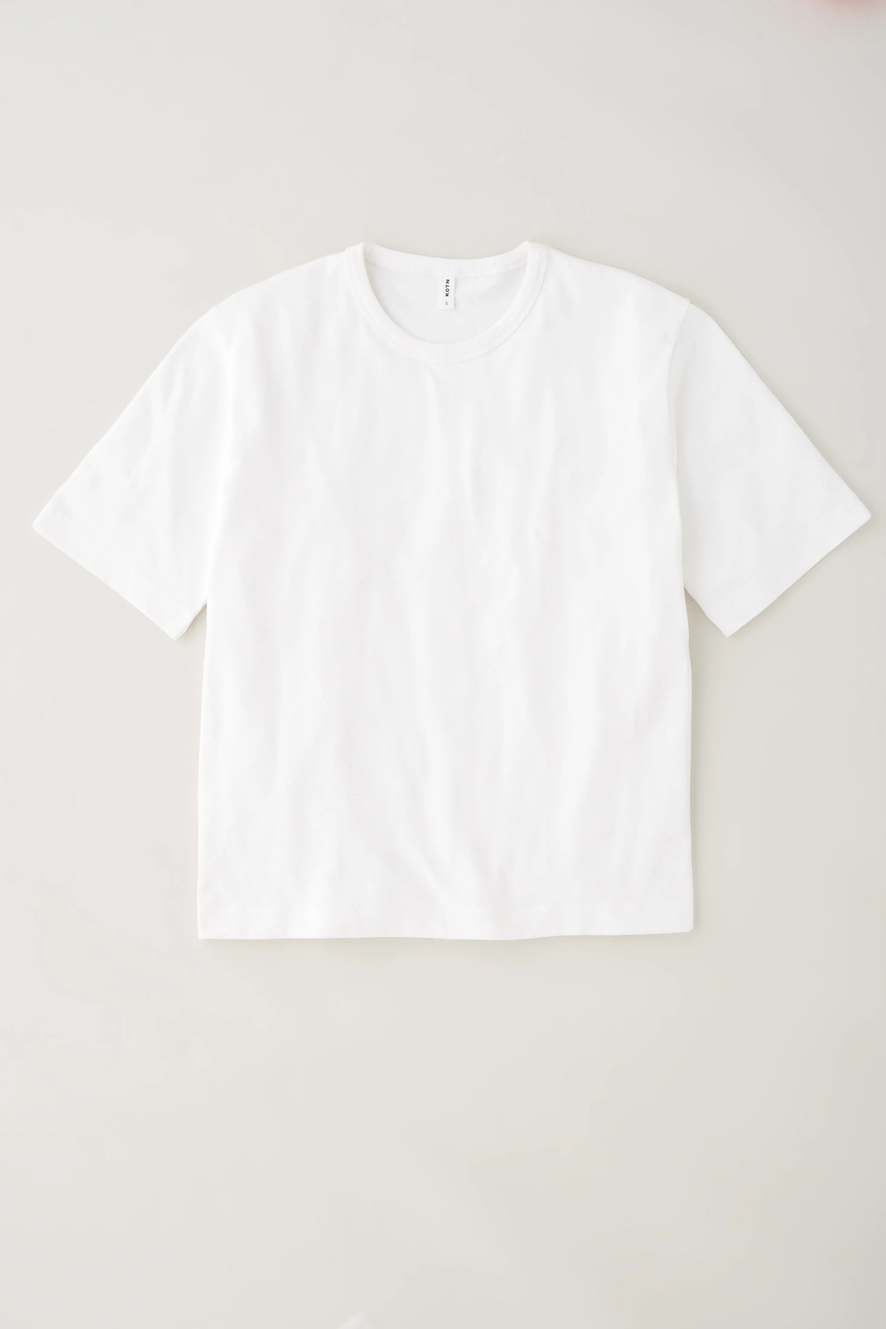 Men's Heavyweight Box Crew in White