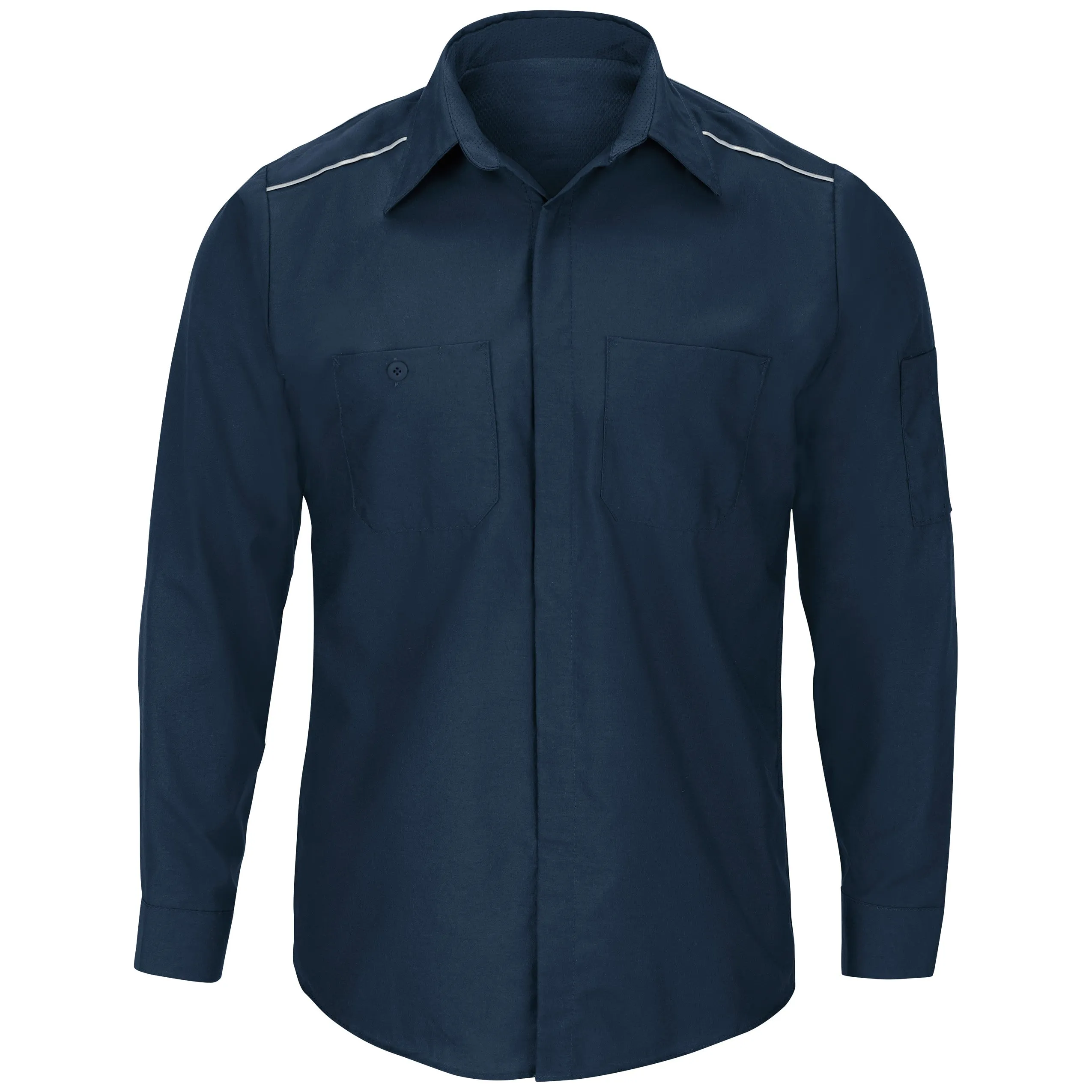 Men's Long Sleeve Pro Airflow Work Shirt SP3A - Navy