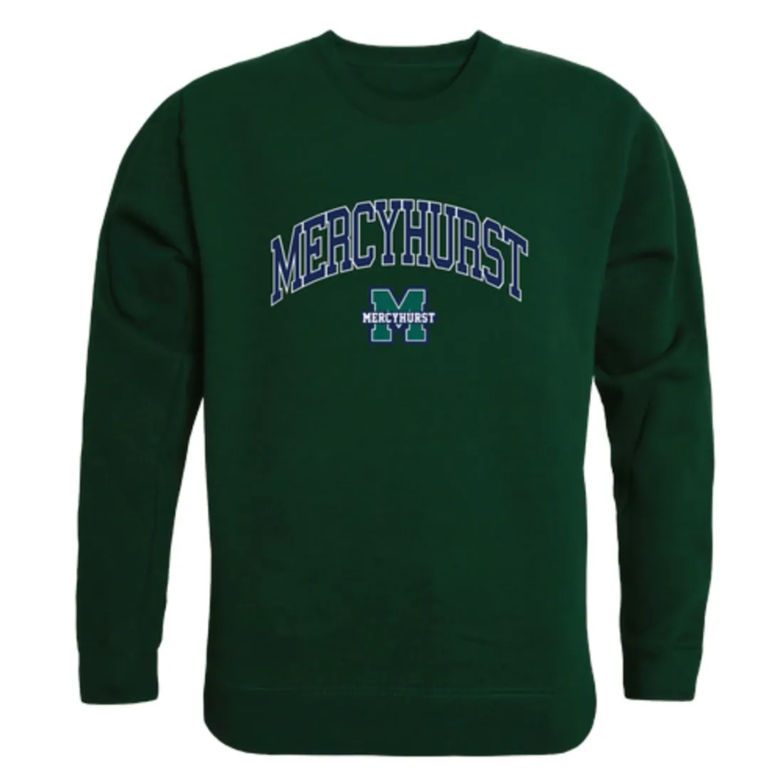 Mercyhurst University Lakers Campus Fleece Crewneck Pullover Sweatshirt